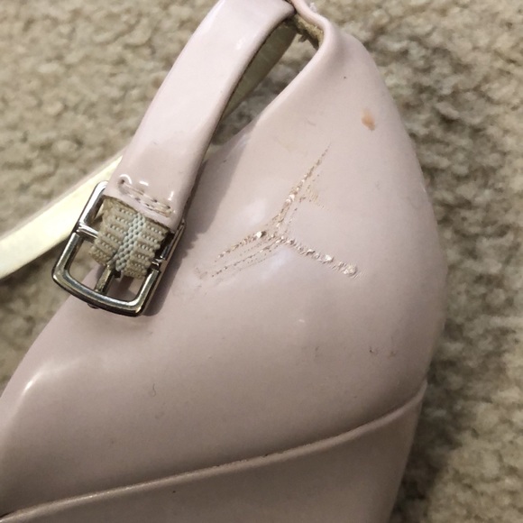 Bandolino Pink Patent Wedges Size 8.5M - Picture 4 of 4